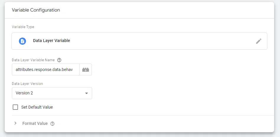 ajax data layer variable