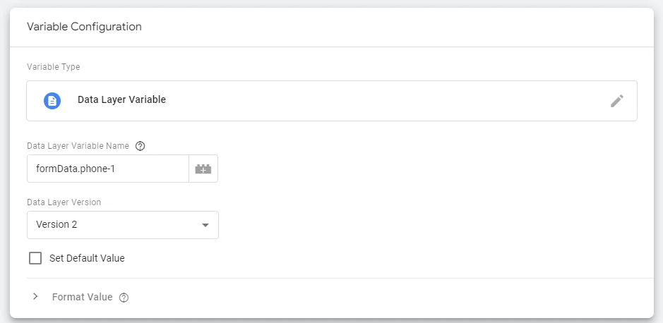 forminator phone data layer variable