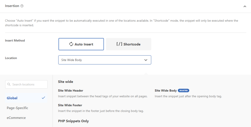 wpcode forminator data layer settings